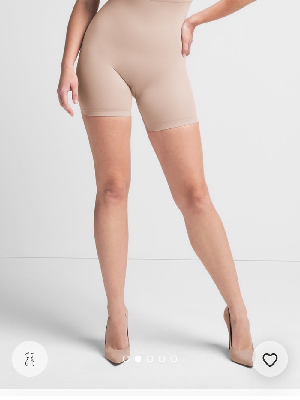 SKIMS Seamless Sculpt Mid Waist Mid Thigh Short — Clay (Neutral)